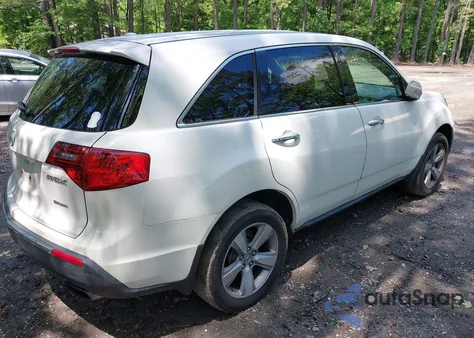 2011 Acura Mdx Technology Package z USA, uszkodzony, nr VIN 2HNYD2H61BH529655
